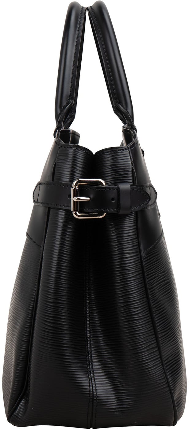 Louis Vuitton Noir Epi Leather Passy Handbag