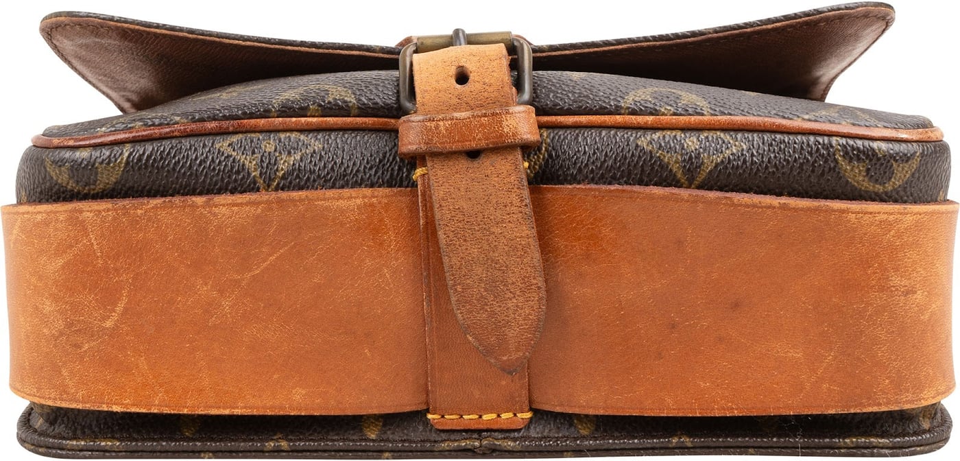 Louis Vuitton Monogram Canvas Cartouchiere MM Crossbody Bag