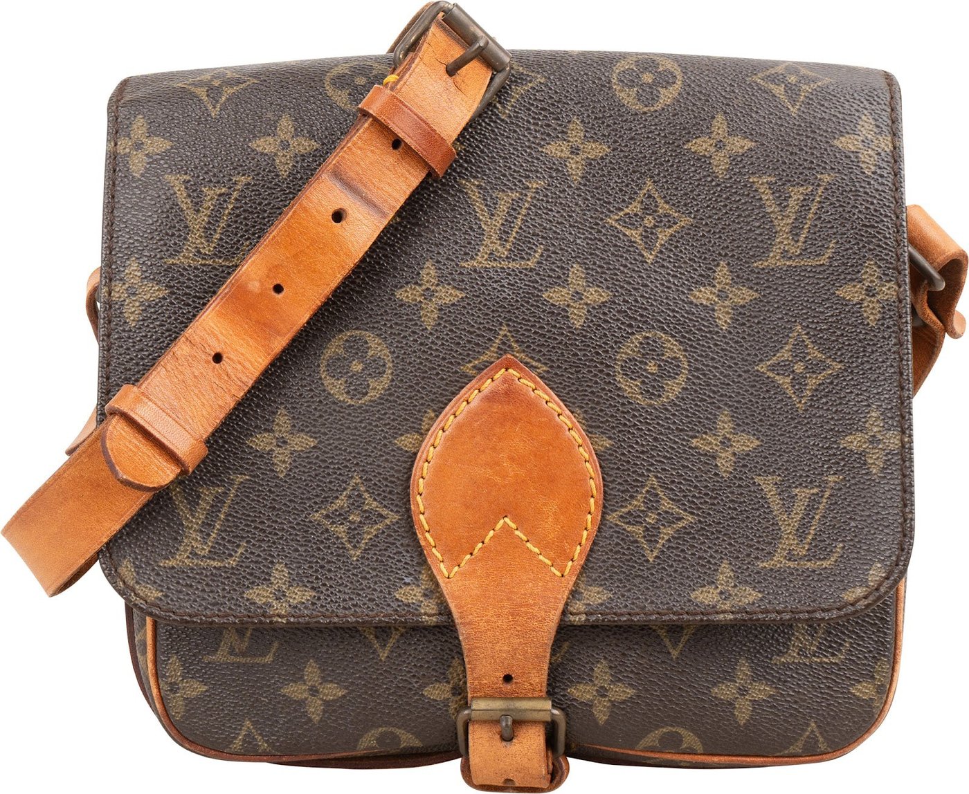 Louis Vuitton Monogram Canvas Cartouchiere MM Crossbody Bag