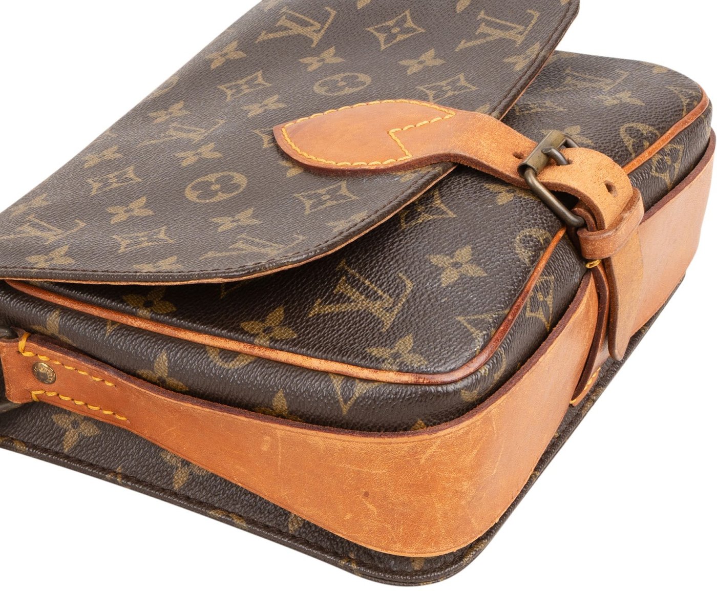 Louis Vuitton Monogram Canvas Cartouchiere MM Crossbody Bag