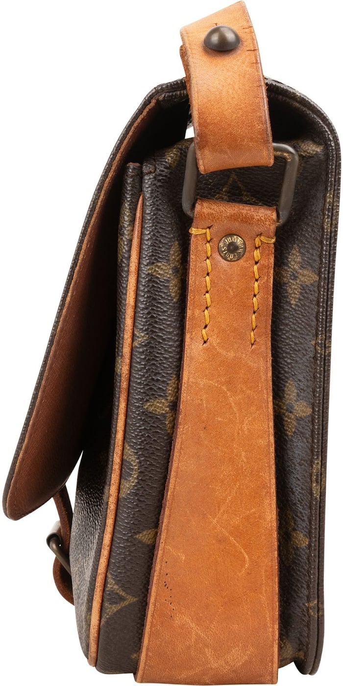 Louis Vuitton Monogram Canvas Cartouchiere MM Crossbody Bag