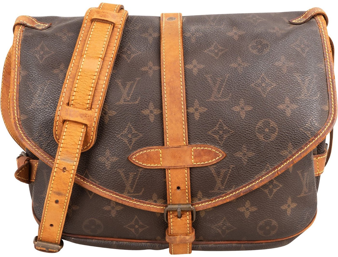 Louis Vuitton Monogram Canvas Saumur 30 Crossbody Bag