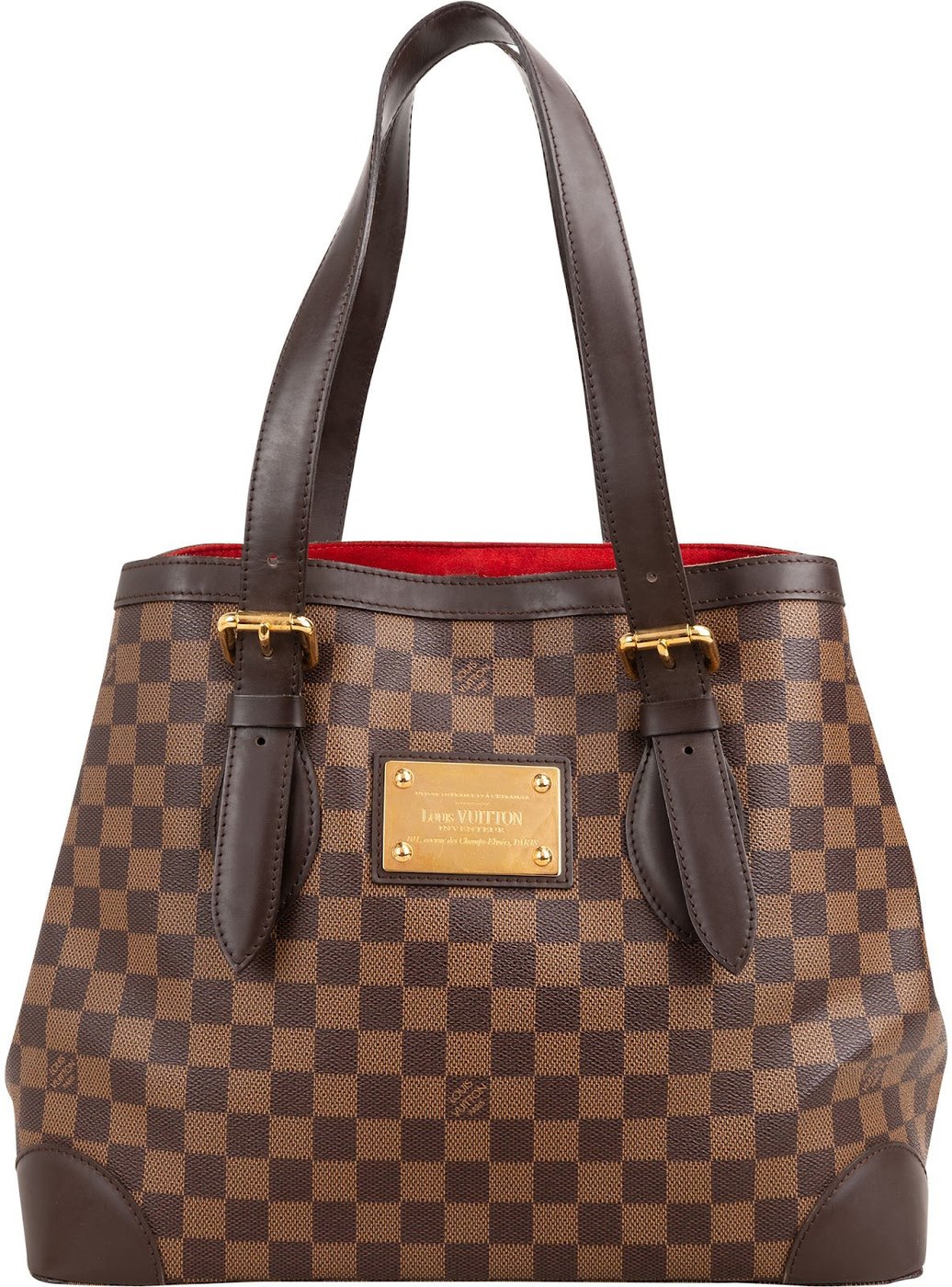 Louis Vuitton Monogram Damier Ebene Hamstead GM Shoulder Bag