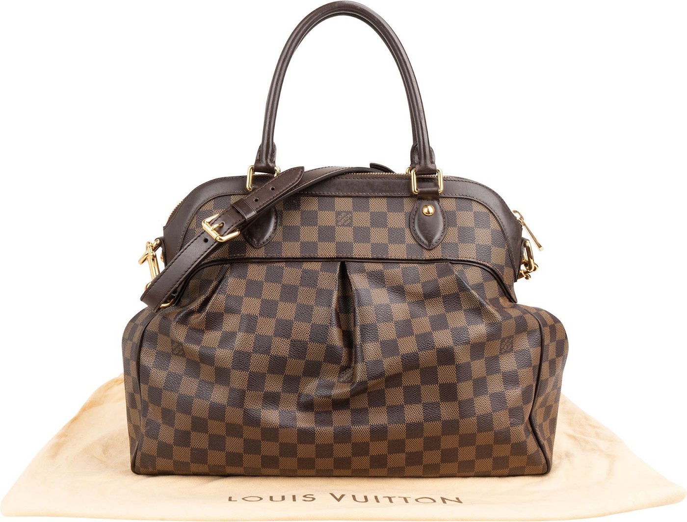 Louis Vuitton Monogram Damier Ebene Trevi GM Handbag