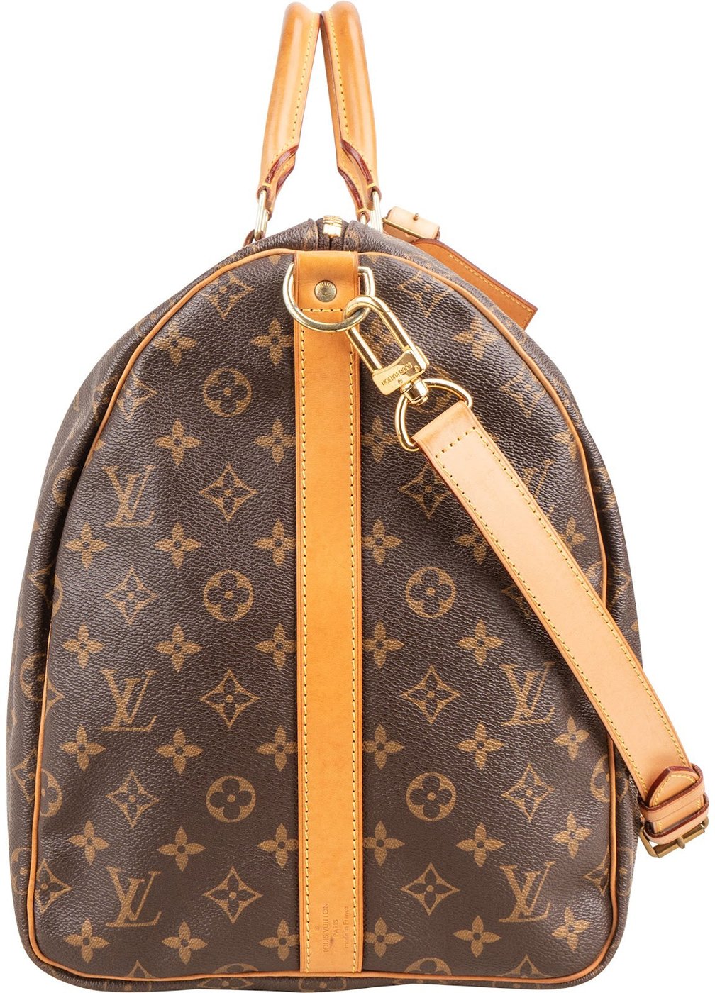 Louis Vuitton Monogram Canvas Keepall 55 Bandoulière Travel Bag