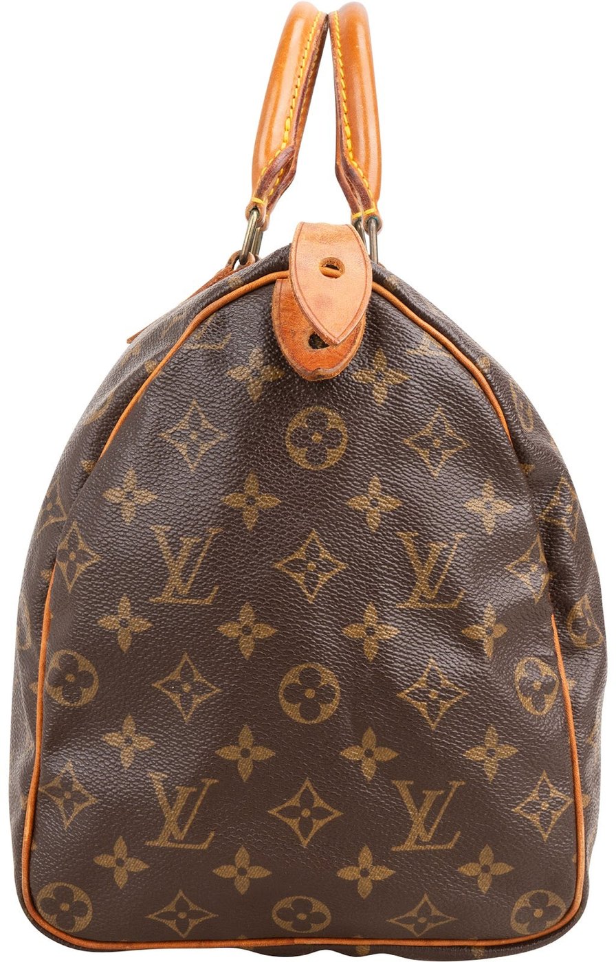 Louis Vuitton Monogram Canvas Speedy 35 Handbag