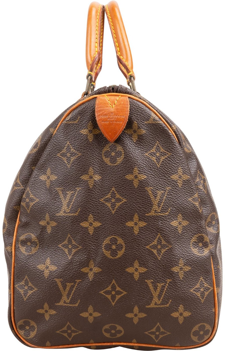Louis Vuitton Monogram Canvas Speedy 35 Handbag