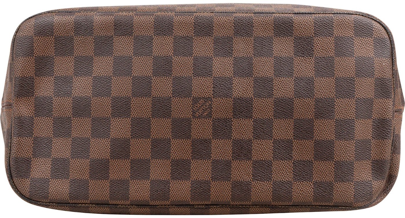 Louis Vuitton Monogram Damier Ebene Canvas Neverfull MM Shoulder Bag