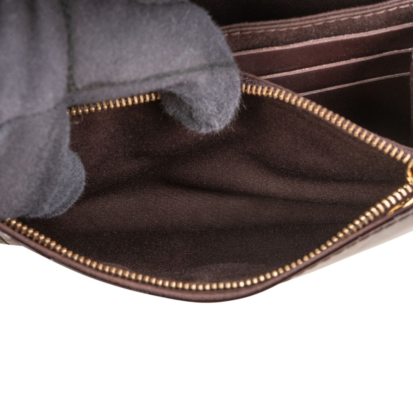 Louis Vuitton Monogram Vernis Leather Bel Air Pochette Wallet On Chain Crossbody Bag