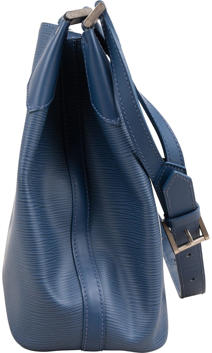 Louis Vuitton Blue Epi Leather Mandara Shoulder Bag