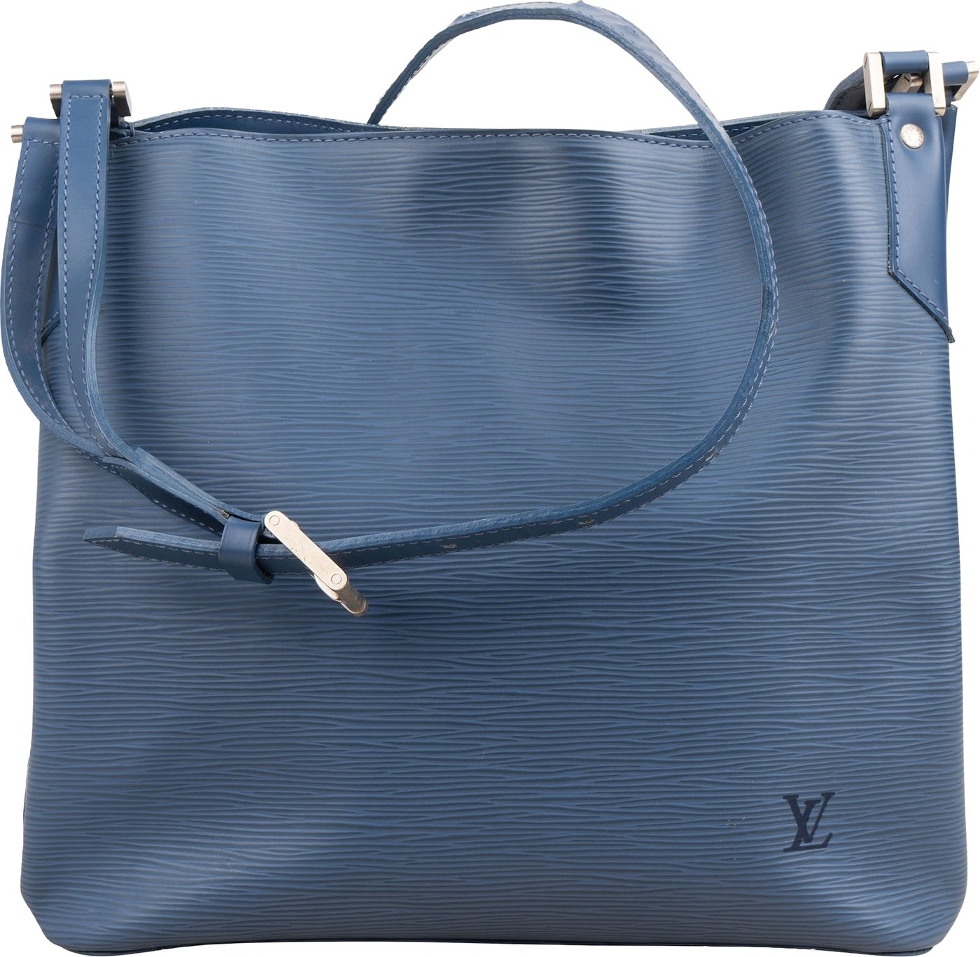 Louis Vuitton Blue Epi Leather Mandara Shoulder Bag