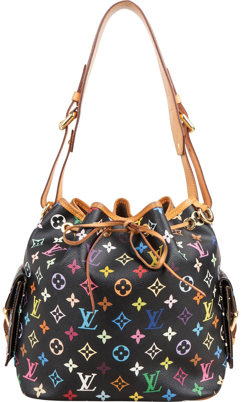 Louis Vuitton Monogram Murakami Multicolor Sac Noé Petit Shoulder Bag