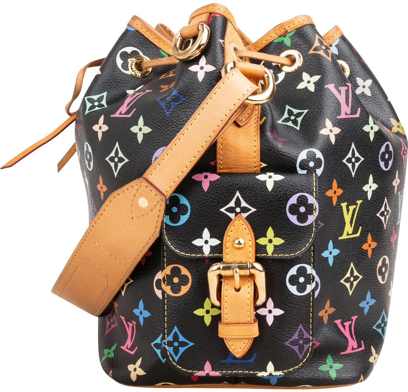 Louis Vuitton Monogram Murakami Multicolor Sac Noé Petit Shoulder Bag