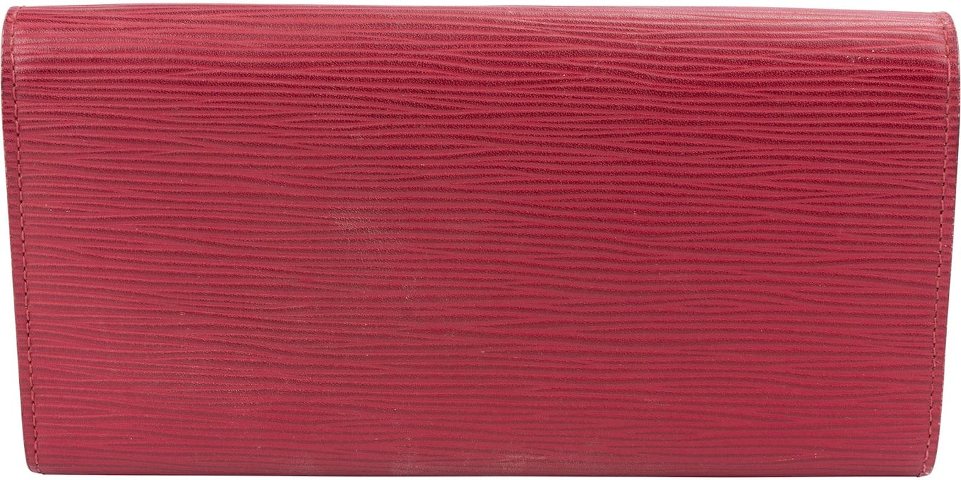 Louis Vuitton Pink Epi Leather Sarah Wallet