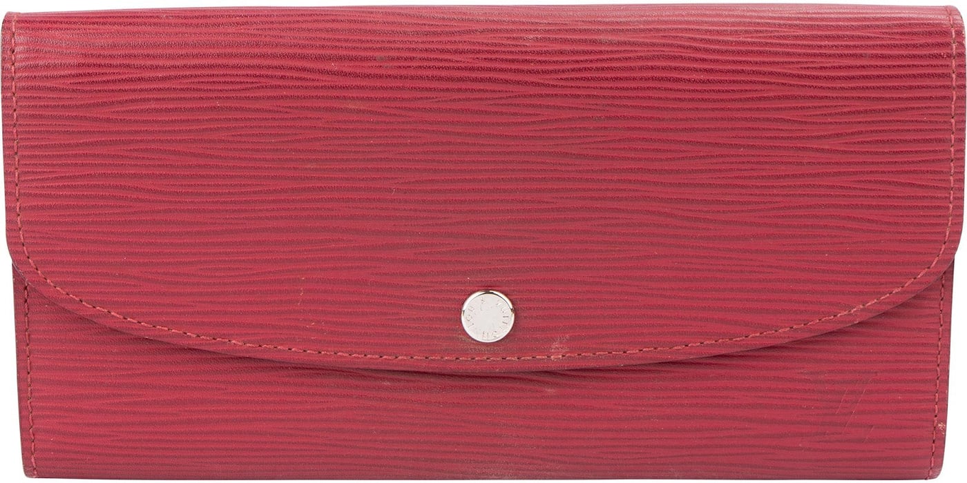 Louis Vuitton Pink Epi Leather Sarah Wallet