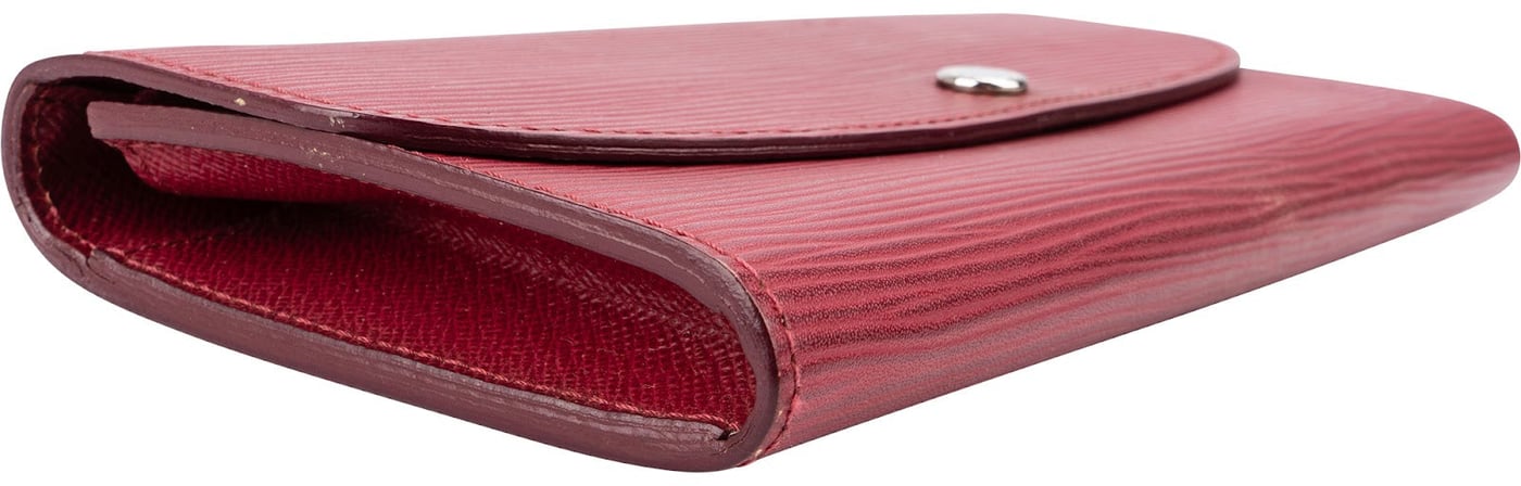 Louis Vuitton Pink Epi Leather Sarah Wallet