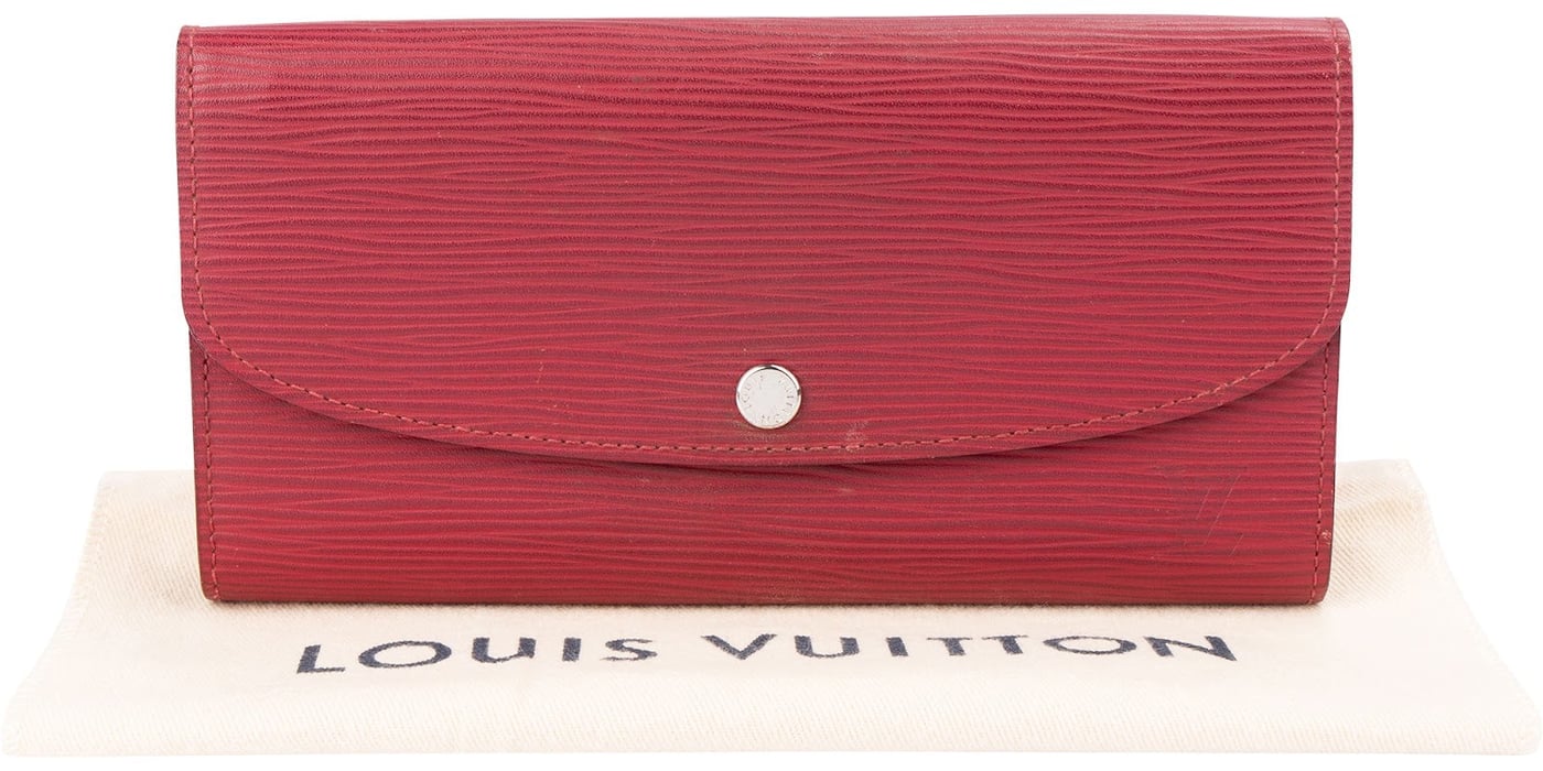Louis Vuitton Pink Epi Leather Sarah Wallet