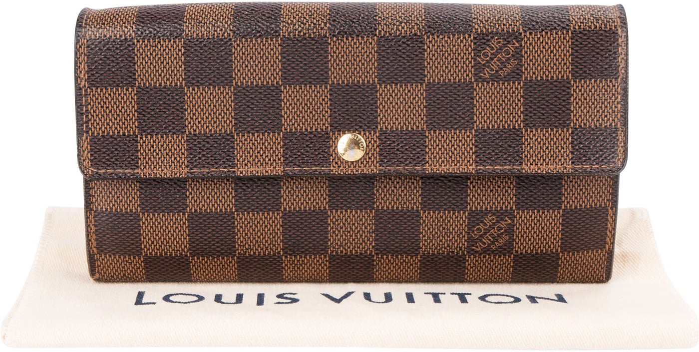 Louis Vuitton Monogram Damier Ebene Sarah Wallet