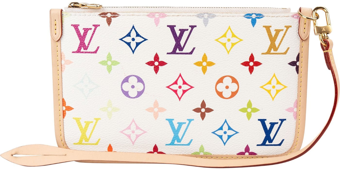 Louis Vuitton Monogram Murakami Multicolor Canvas Neverfull & Noe PM Pochette Accessoires Pouch