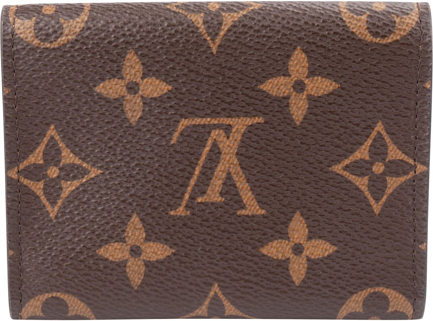 Louis Vuitton Monogram Canvas Small Bifold Card Holder Coin Wallet