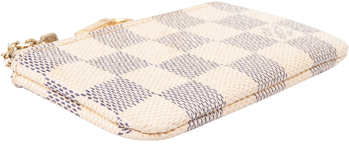 Louis Vuitton Monogram Damier Azur Canvas Cles Key Pouch