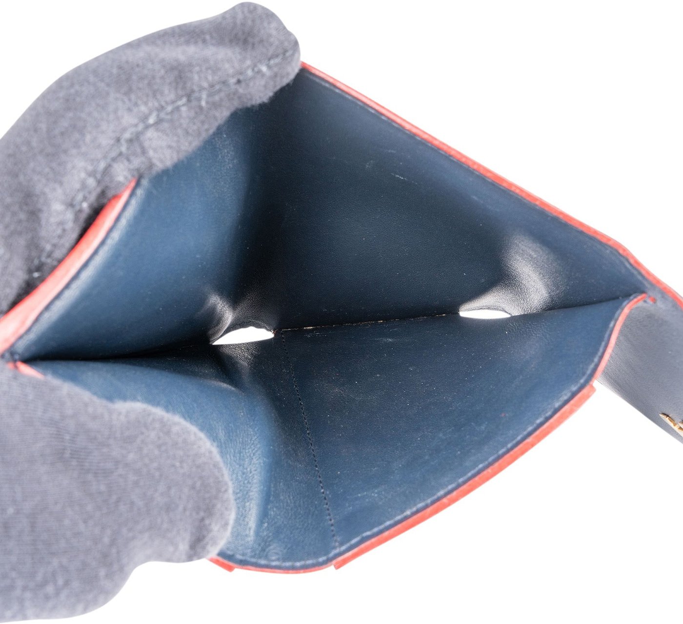Louis Vuitton Blue Taurillon Leather Capucines Compact Wallet