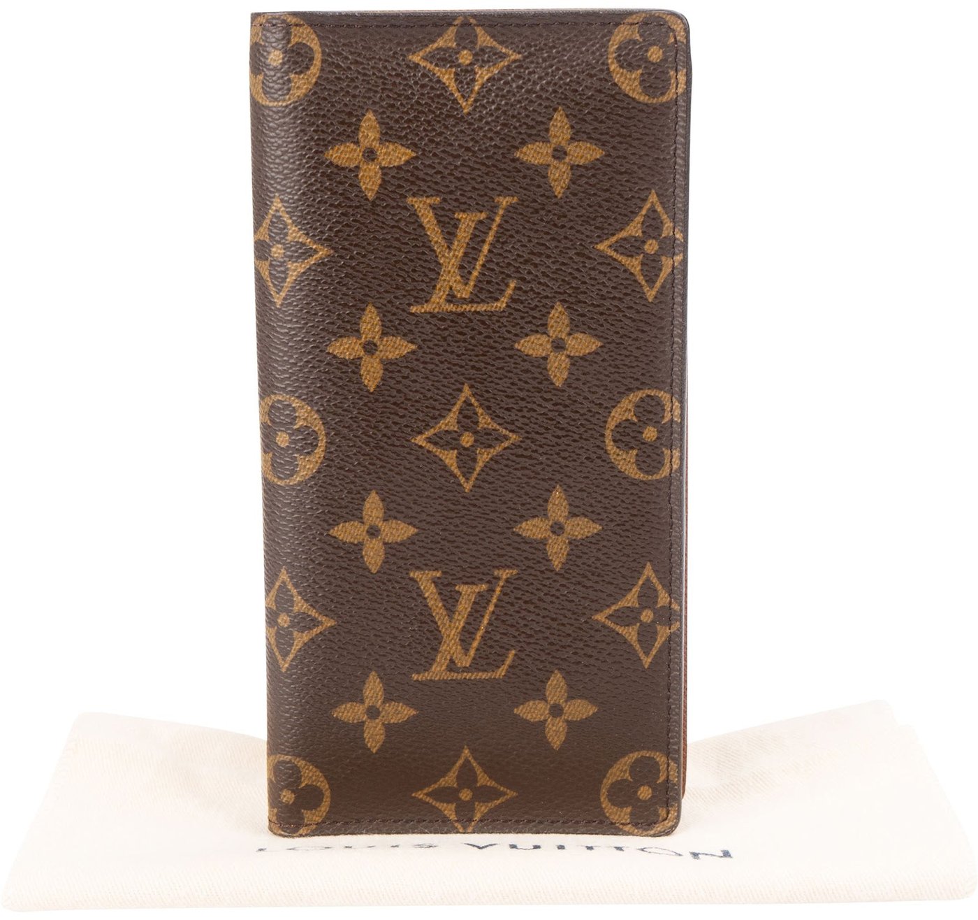 Louis Vuitton Monogram Canvas Brazza Long Wallet