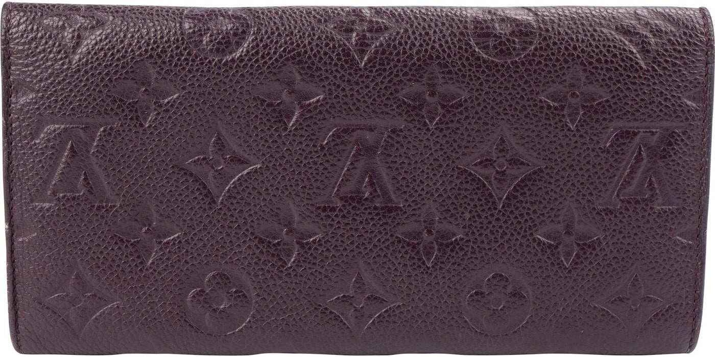 Louis Vuitton Monogram Empreinte Leather Curieuse Wallet