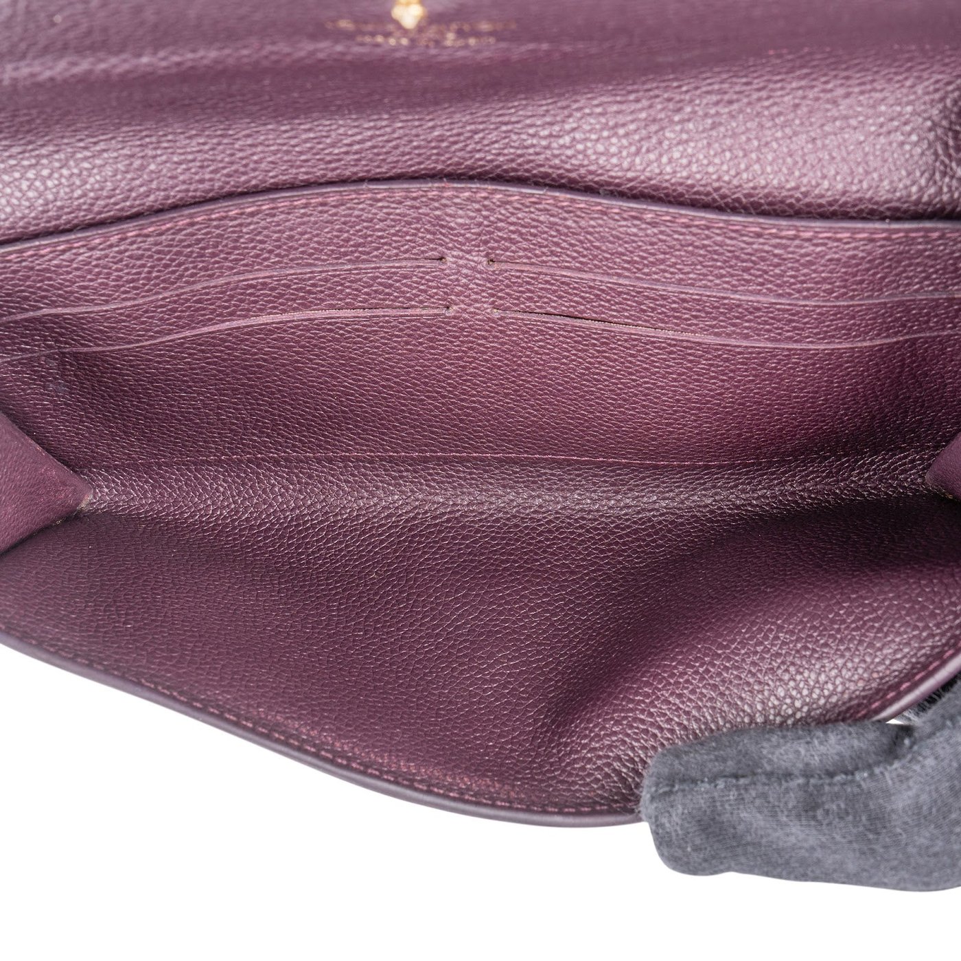 Louis Vuitton Monogram Empreinte Leather Curieuse Wallet