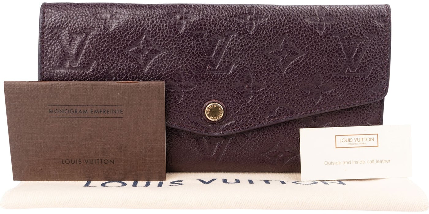 Louis Vuitton Monogram Empreinte Leather Curieuse Wallet