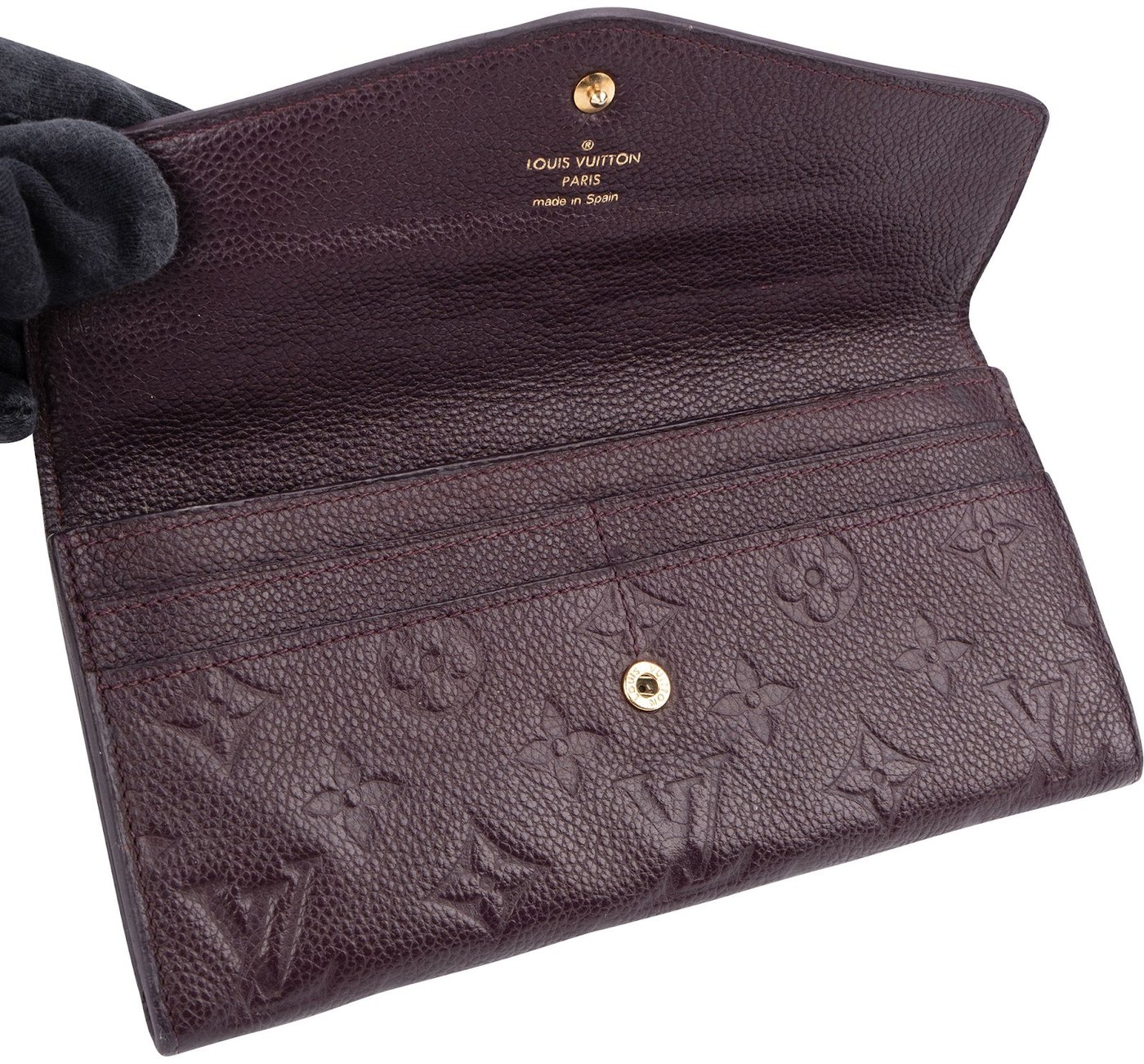 Louis Vuitton Monogram Empreinte Leather Curieuse Wallet