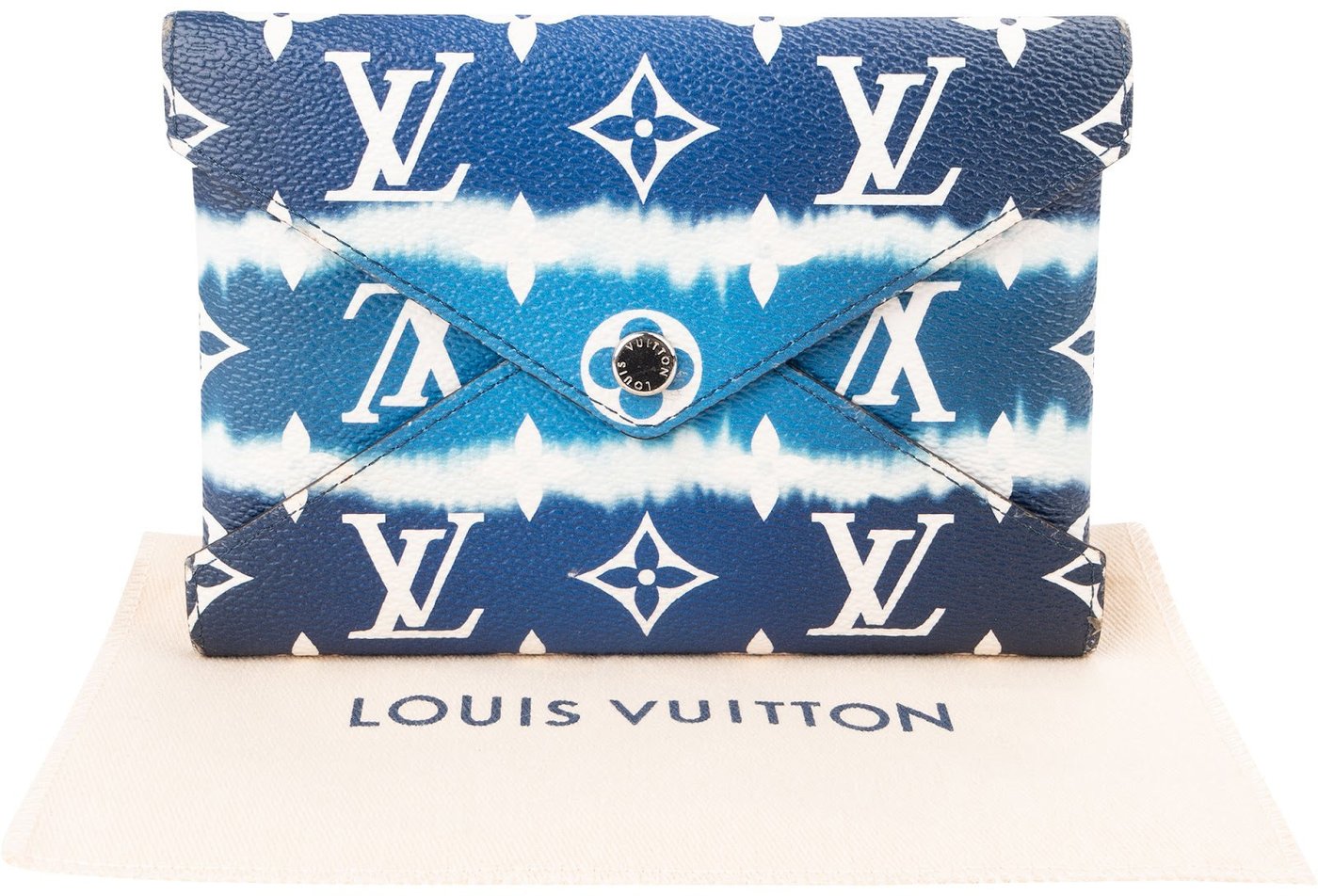 Louis Vuitton Limited Escale Tie-Dye Giant Monogram Small Pochette Kirigami Pouch