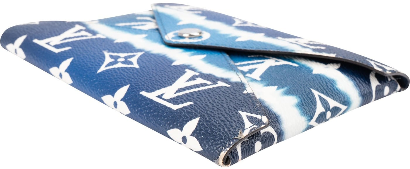 Louis Vuitton Limited Escale Tie-Dye Giant Monogram Small Pochette Kirigami Pouch