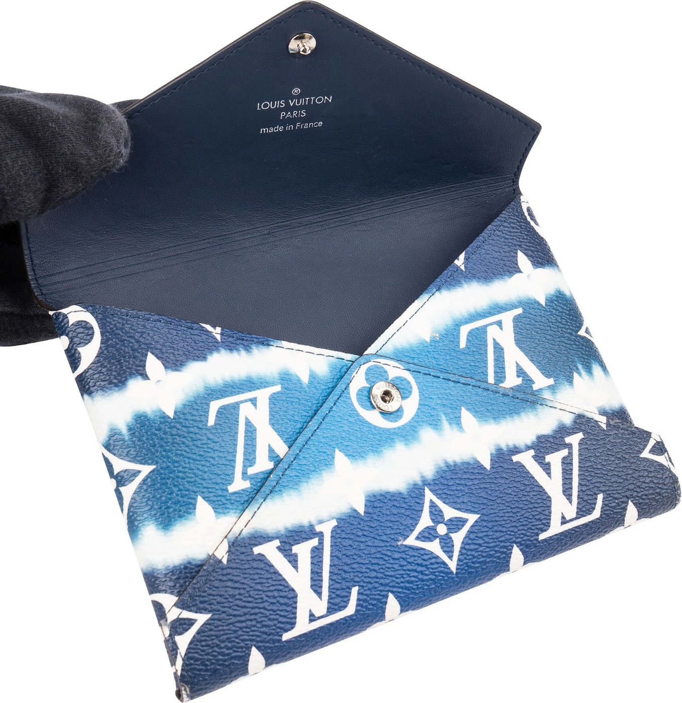 Louis Vuitton Limited Escale Tie-Dye Giant Monogram Small Pochette Kirigami Pouch