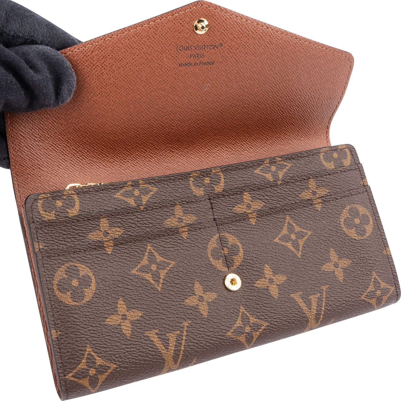 Louis Vuitton Monogram Canvas Sarah Wallet