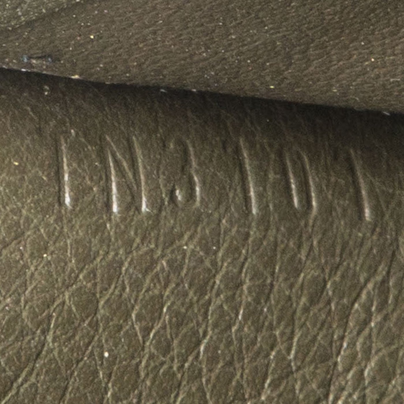 Louis Vuitton Olive Green Mahina Leather Amelia Wallet