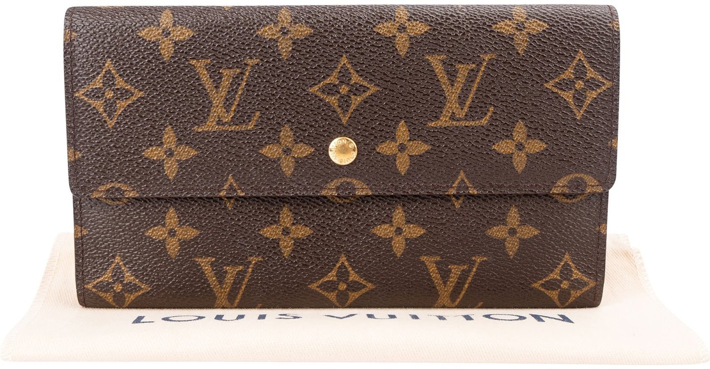 Louis Vuitton Monogram Canvas Sarah Wallet