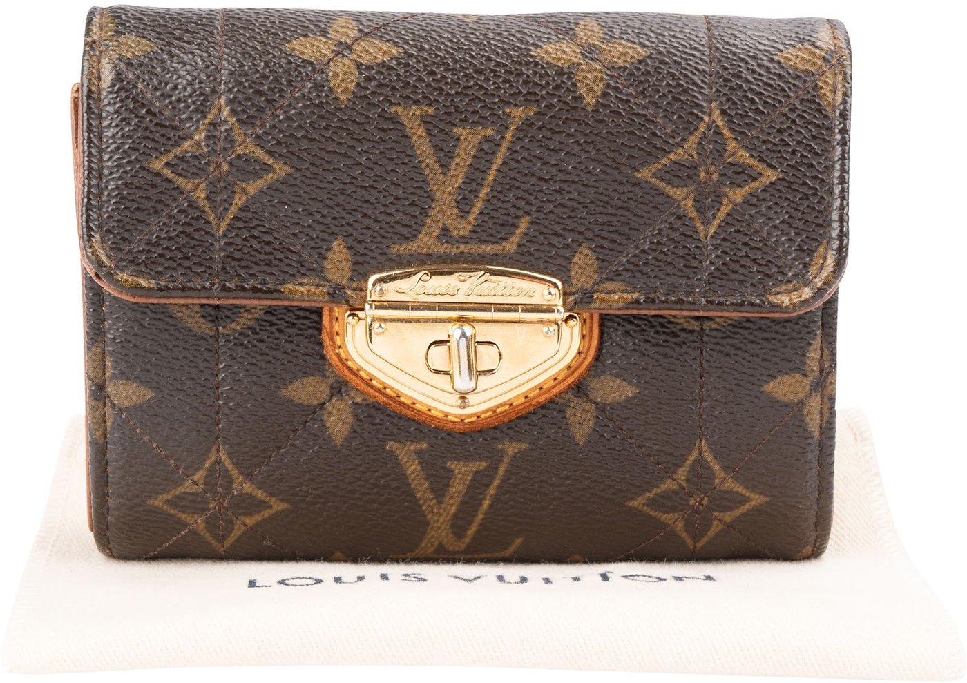 Louis Vuitton Monogram Canvas Malletage Etoile Wallet