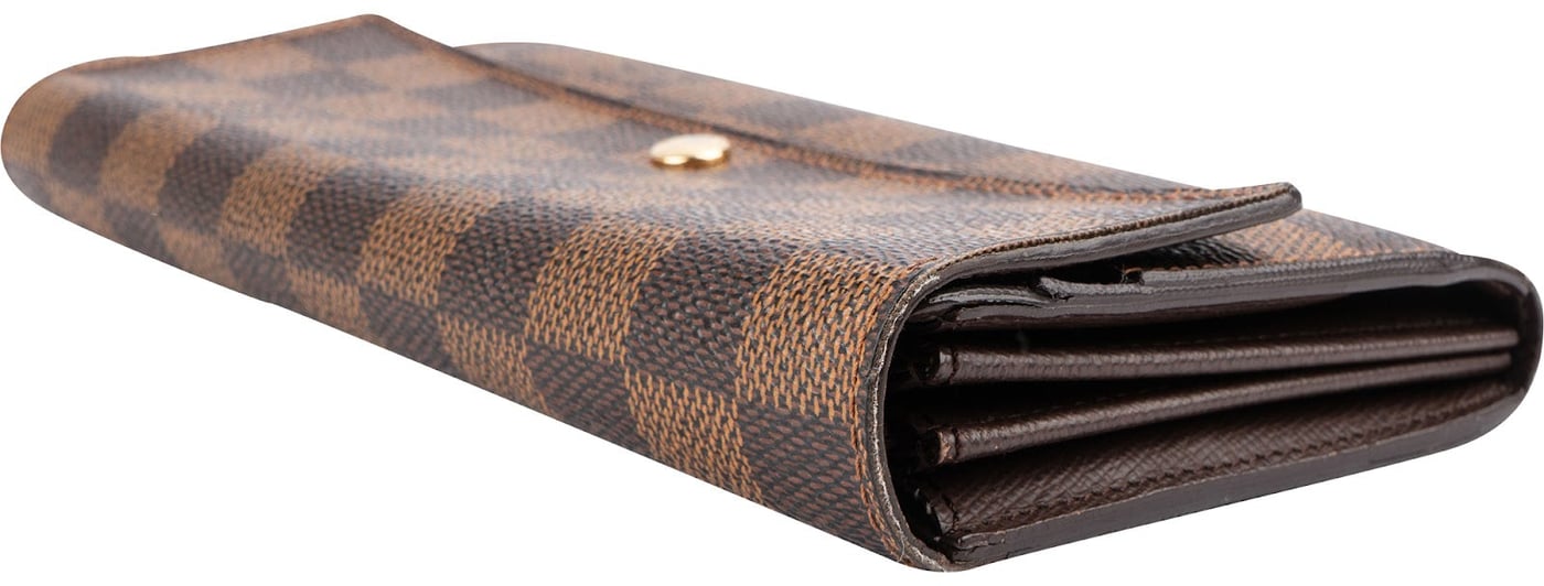 Louis Vuitton Monogram Damier Ebene Canvas Sarah Wallet