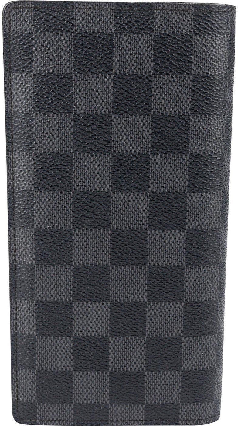 Louis Vuitton Monogram Damier Graphite Brazza Long Wallet