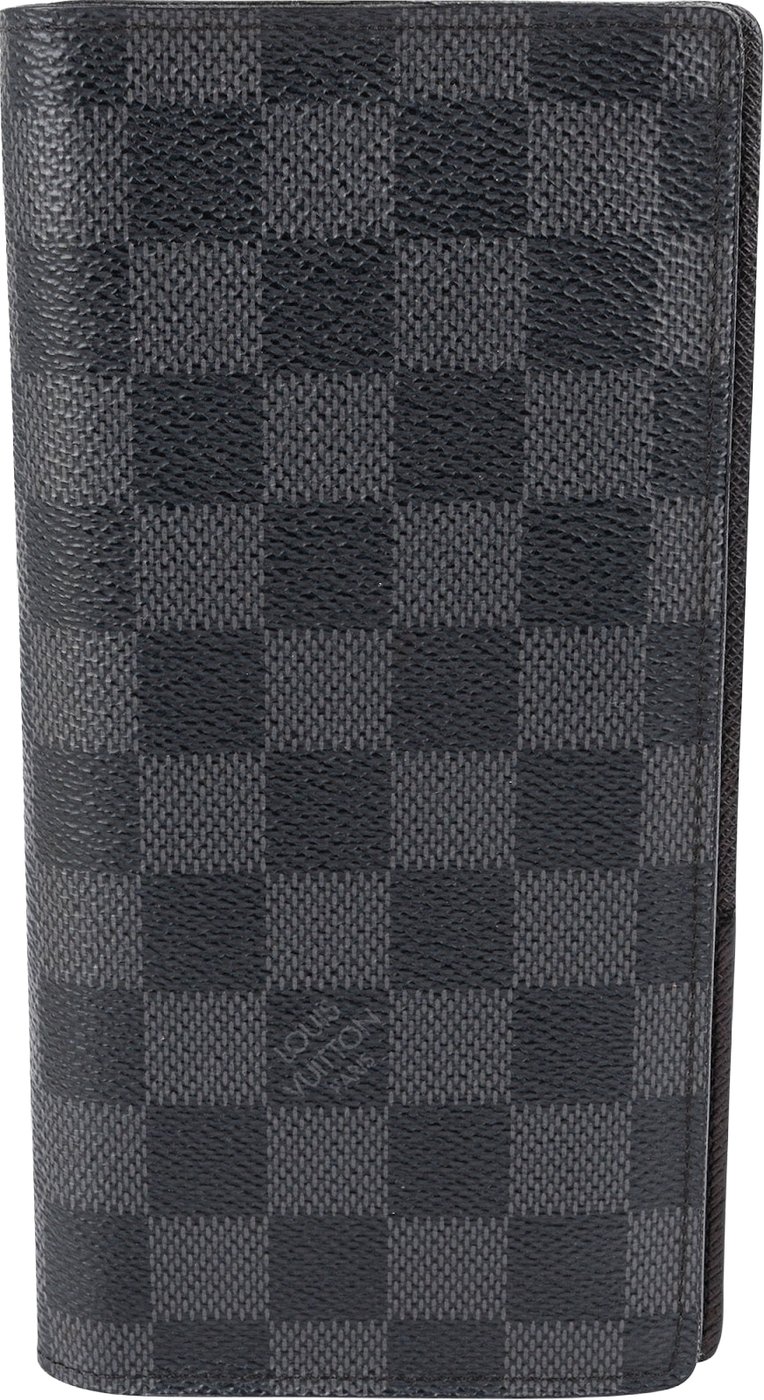 Louis Vuitton Monogram Damier Graphite Brazza Long Wallet