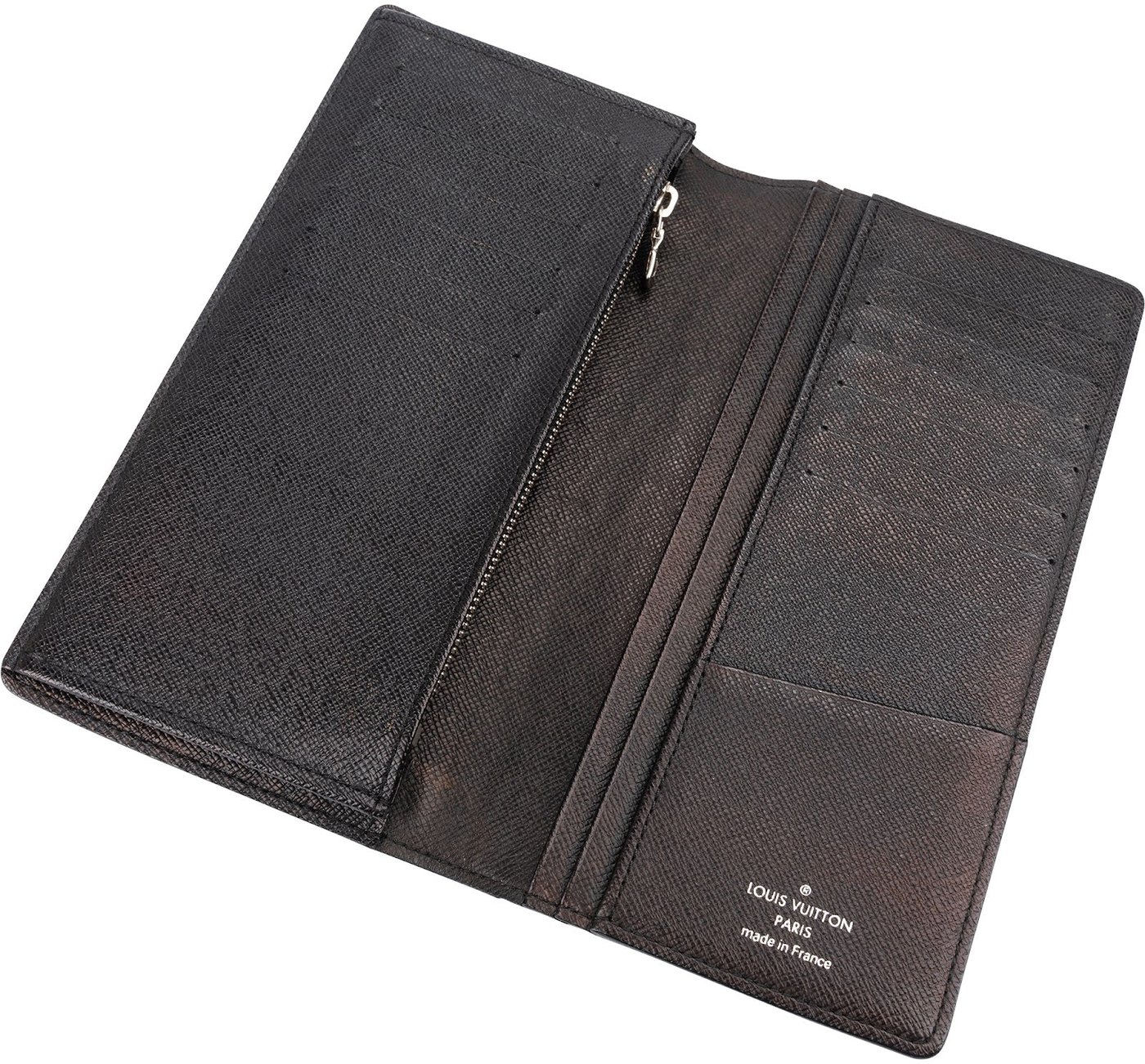 Louis Vuitton Monogram Damier Graphite Brazza Long Wallet