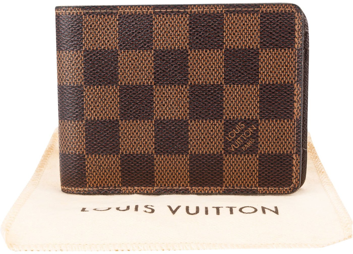 Louis Vuitton Monogram Damier Ebene Slender Card Holder Wallet
