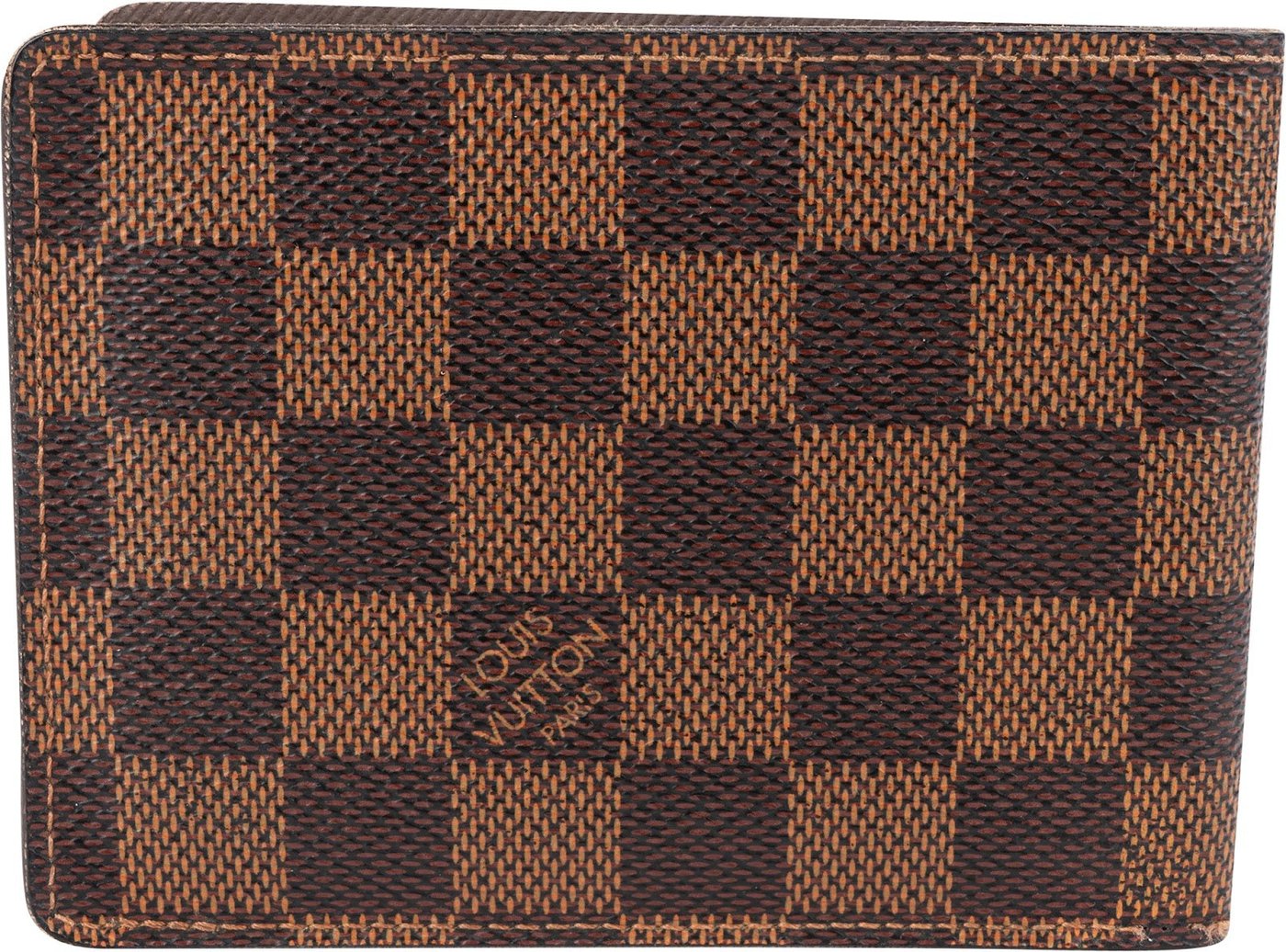 Louis Vuitton Monogram Damier Ebene Slender Card Holder Wallet