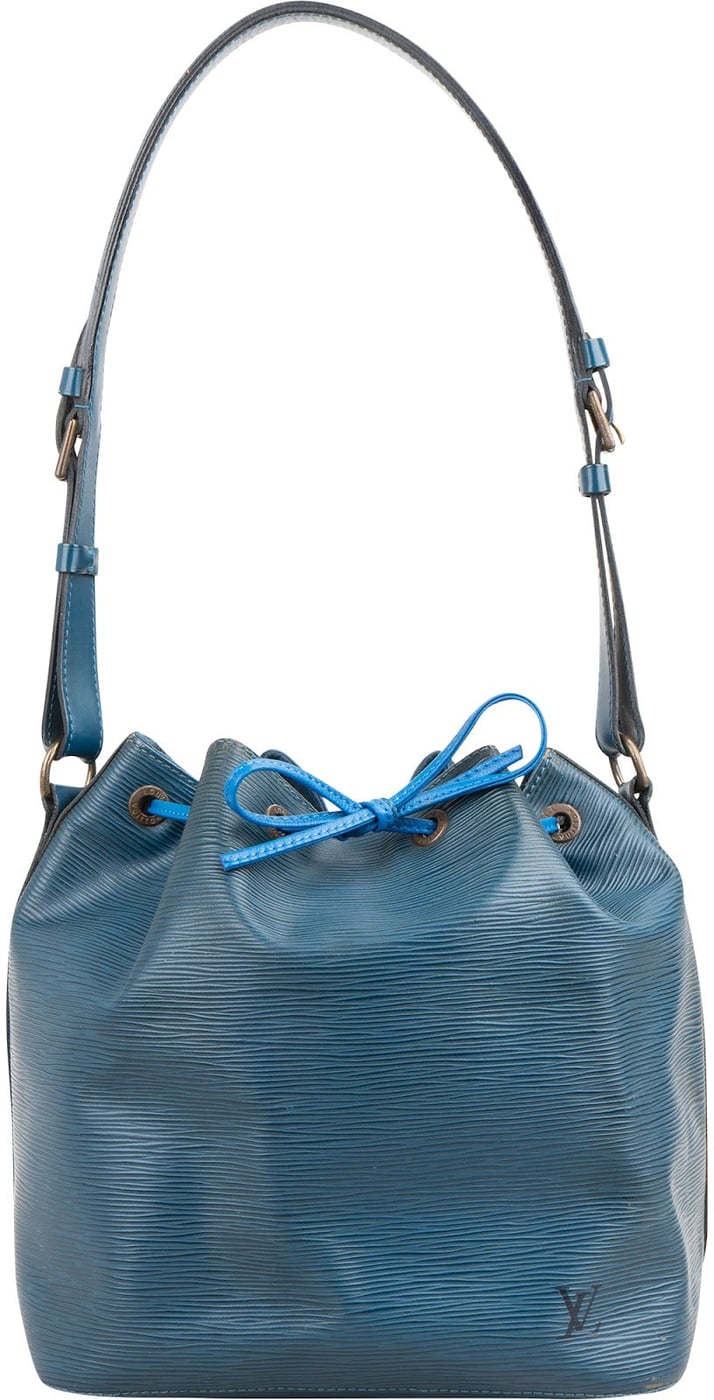 Louis Vuitton Blue Epi Leather Sac Noé Petit Shoulder Bag
