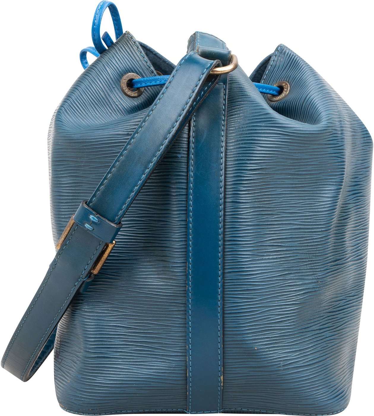 Louis Vuitton Blue Epi Leather Sac Noé Petit Shoulder Bag