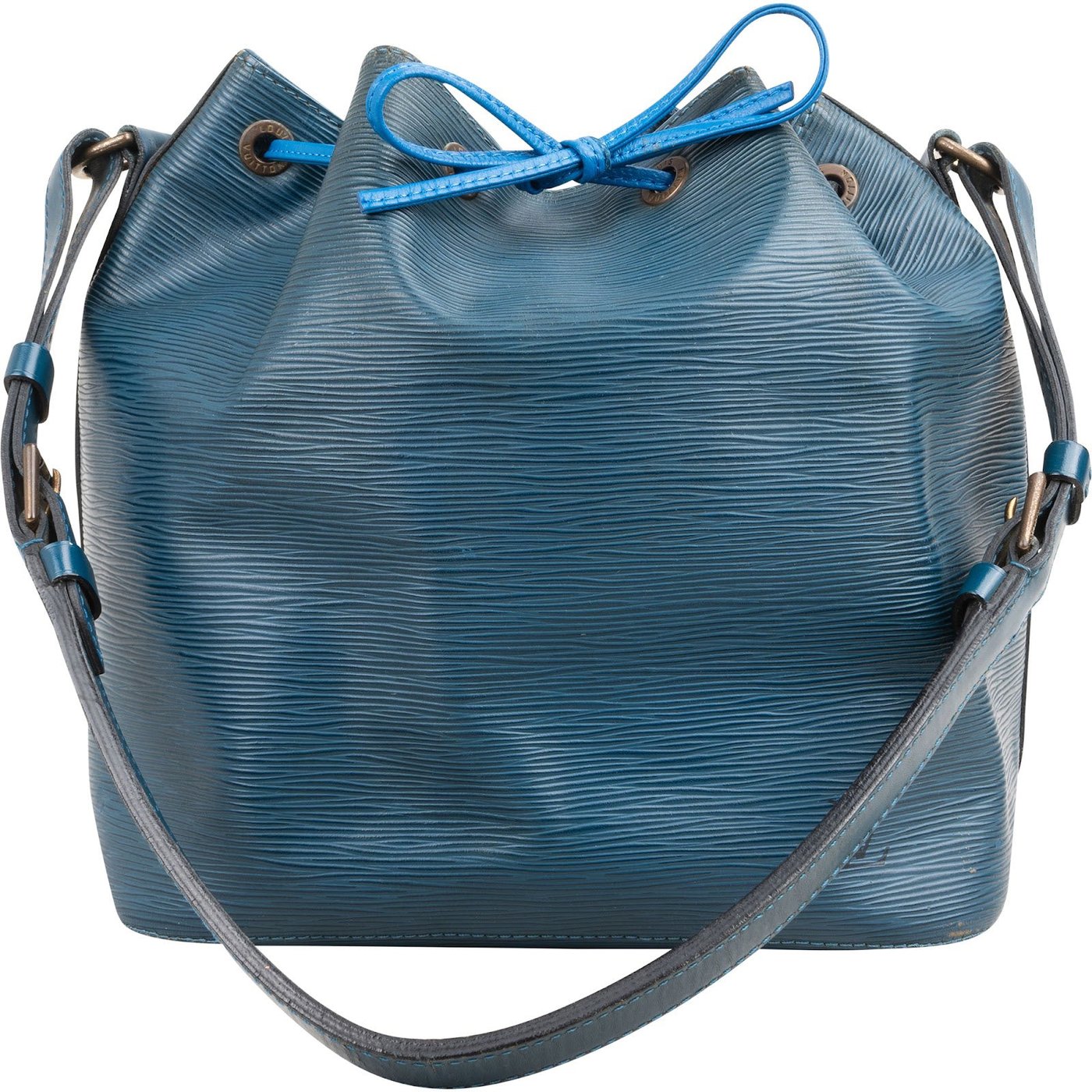 Louis Vuitton Blue Epi Leather Sac Noé Petit Shoulder Bag