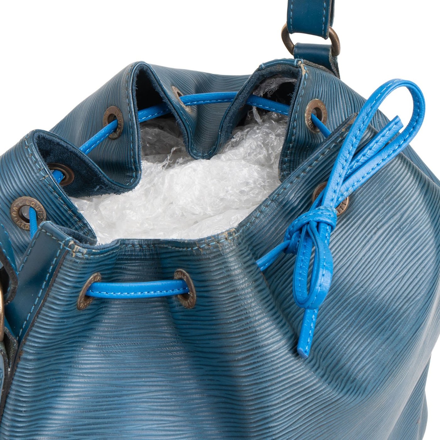 Louis Vuitton Blue Epi Leather Sac Noé Petit Shoulder Bag
