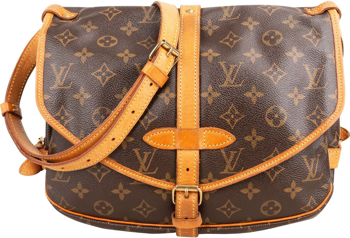 Louis Vuitton Monogram Canvas Saumur 30 Crossbody Bag