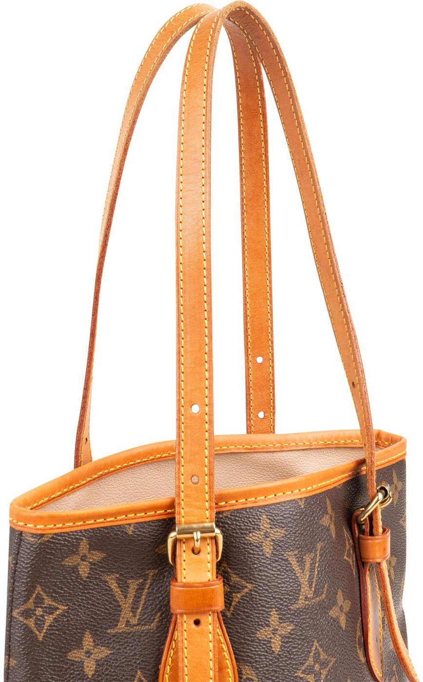 Louis Vuitton Monogram Canvas Bucket PM Shoulder Bag